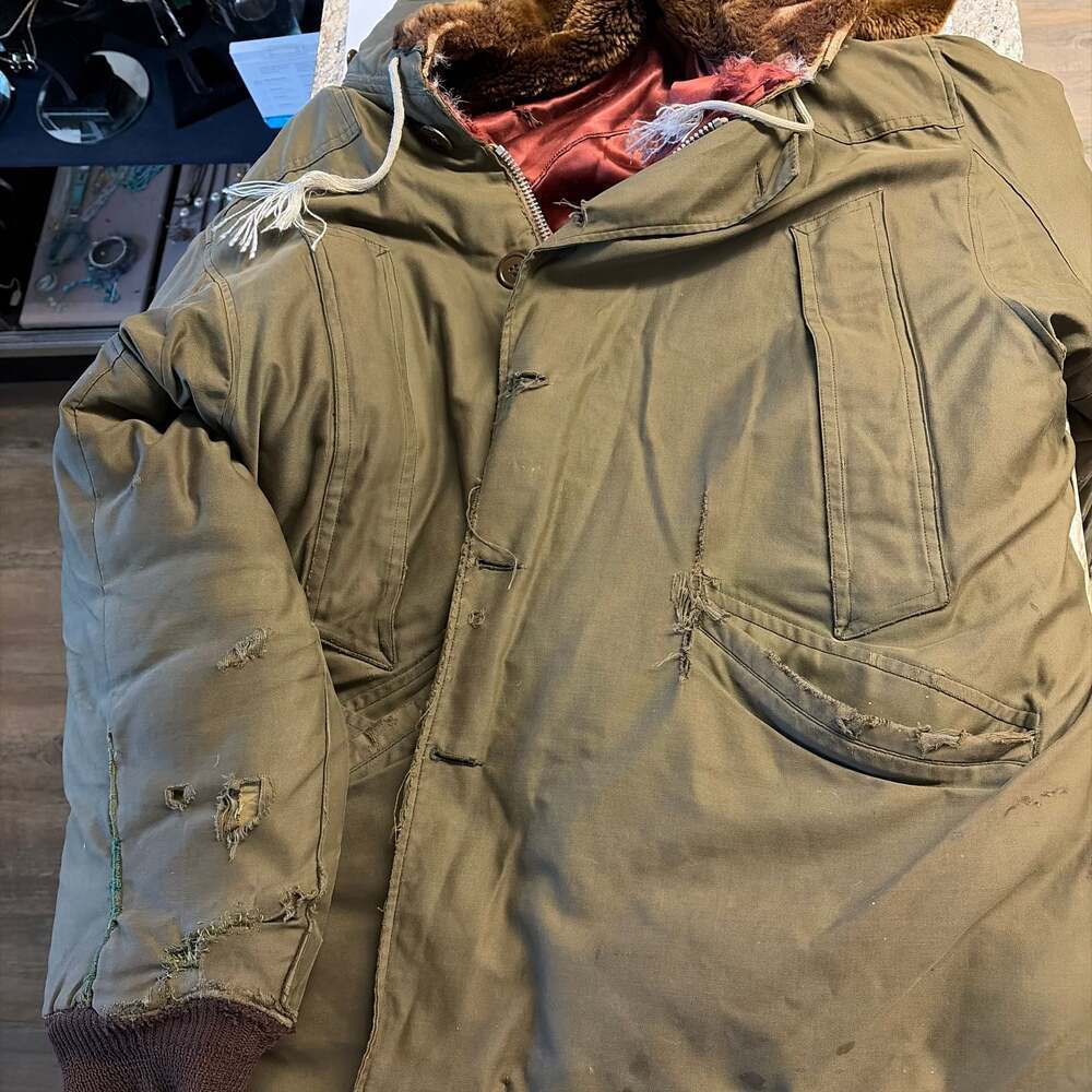 1940s WWII Eddie Bauer U.S. Air Forces Jacket Size 42 - Picture 5 of 13